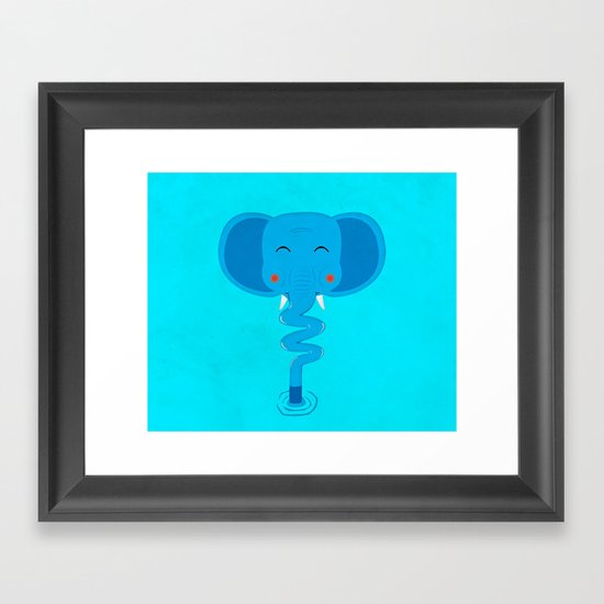 Elefun Framed Art Print