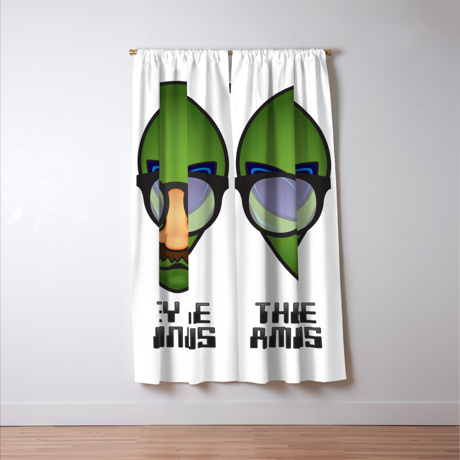 They Are Among Us Blackout Curtain By Area51designs Society6