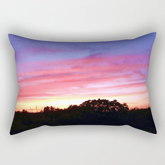 Wisconsin Sunset Rectangular Pillow
