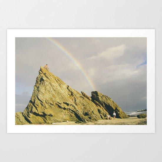 Chasing Rainbow Art Print