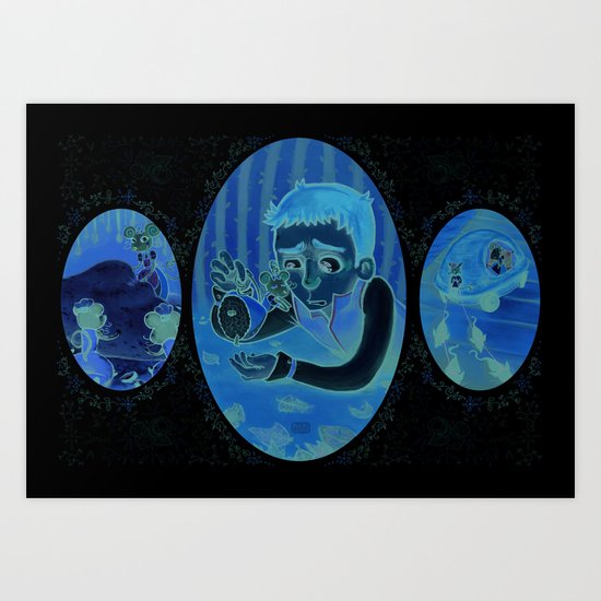 The Little Mouse Princess Art Print