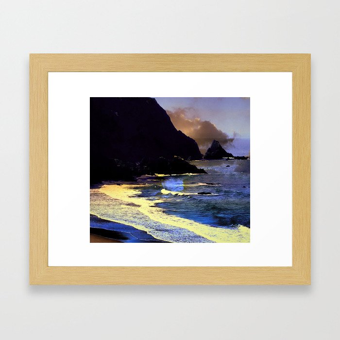 Gold Beach On The Oregon Coast Framed Art Print