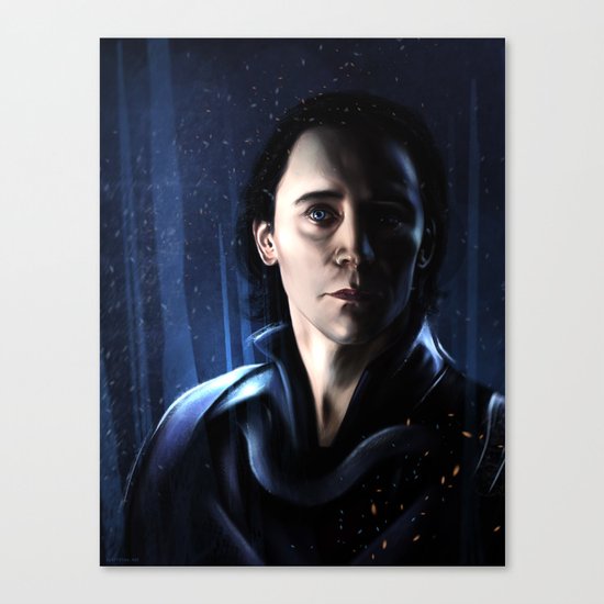 Loki in Jötunheimr Canvas Print