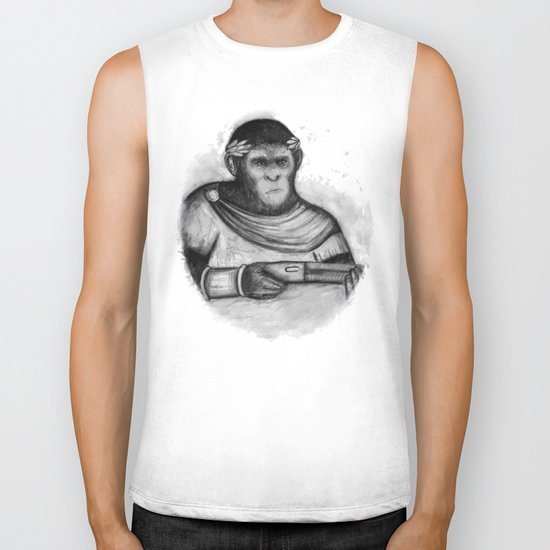 Caesar, the monkey Biker Tank