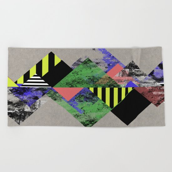 Triangles! Beach Towel
