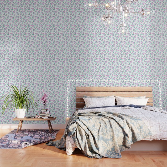 seamless-pattern-with-vintage-floral-motif Wallpaper