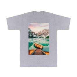 Boats on the lake T Shirt
