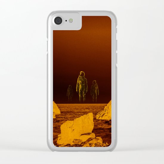 Escape from red planet Clear iPhone Case