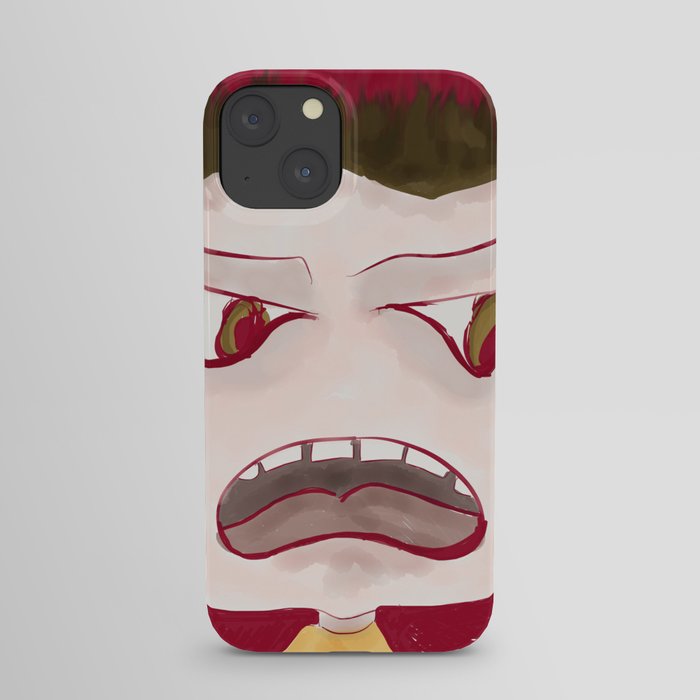 Angry Boy iPhone Case