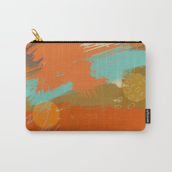 Secret Places, Abstract Landscape Art Carry-All Pouch