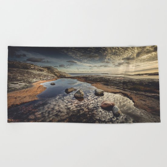 My watering hole Beach Towel