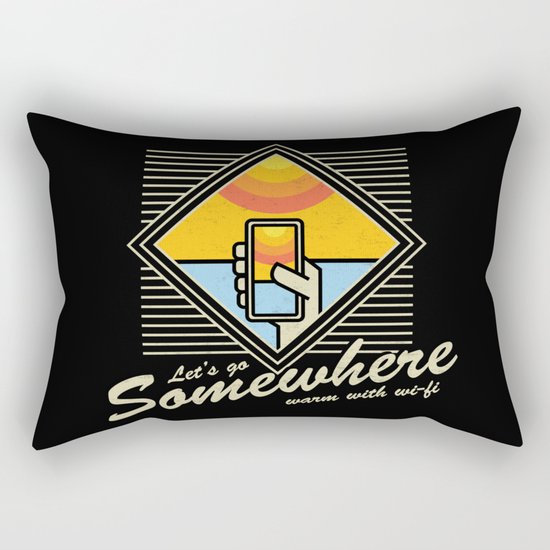 WARM WITH WI-FI Rectangular Pillow