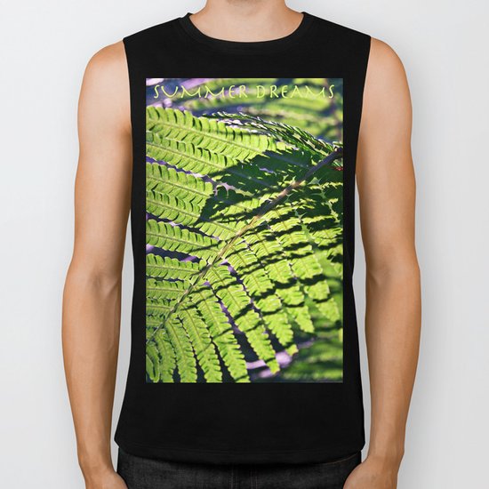 Summer Fern in Sunny Dreams Biker Tank