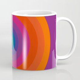 Retro Bullseye Pattern Coffee Mug