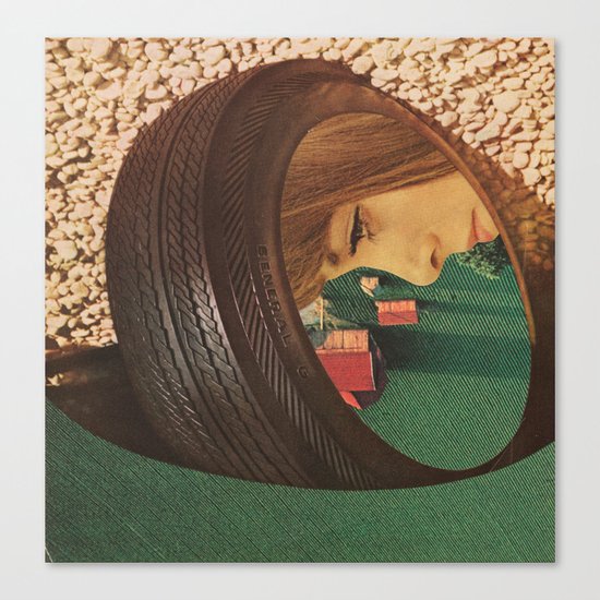 You may never change tires again... (2) Canvas Print