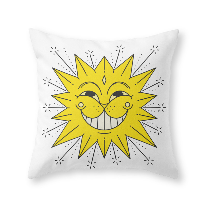 Shop Society6 Outdoor Pillows on DailyMail Pillow Cover Smells Like Sunshine