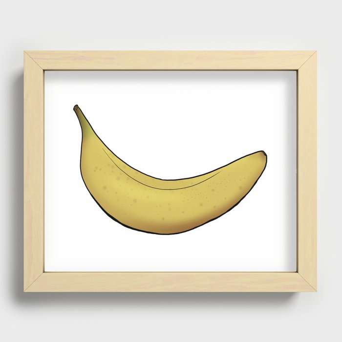 Banana Recessed Framed Print