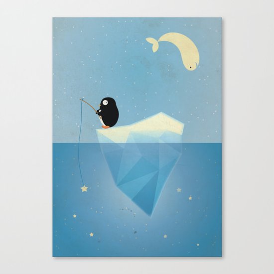 FISHER OF STARS Canvas Print