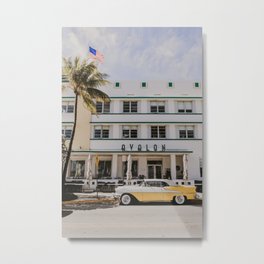 Miami Beach Ocean Drive USA | Fine Art Travel Photography Metal Print | Ocean Drive, Vintage, Travel Photography, Art Deco, Architecture, Photo, Color, Film, Usa, Palmtree 