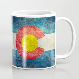 Grungy Colorado Flag Mug