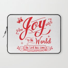 Joy to the World graphic by Jan Marvin Laptop Sleeve