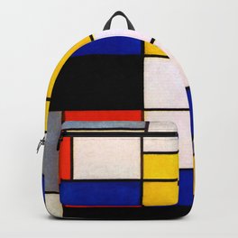 Piet Mondrian Composition A  Backpack