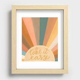 Take It Easy, Sunshine Recessed Framed Print