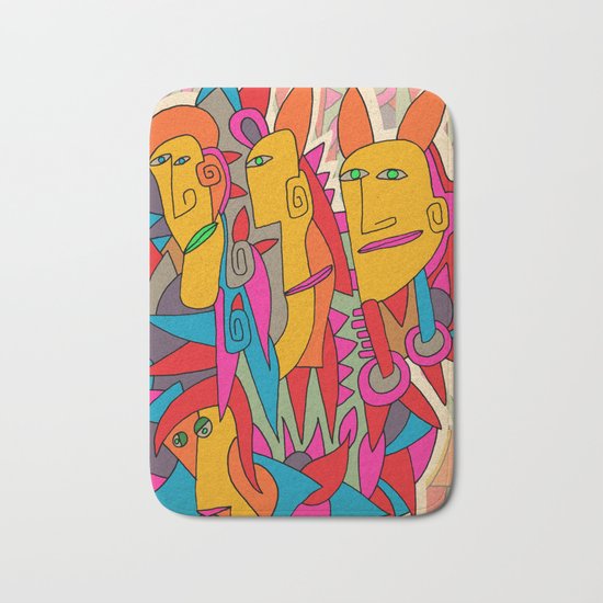 - rabbits - Bath Mat