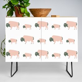 Bison And Baby (Graze) Credenza