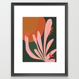 Sunbaked Desert Plant Framed Art Print