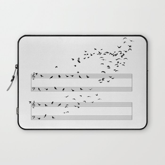 Natural Musical Notes Laptop Sleeve