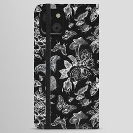 Secret Garden (Black & White) iPhone Wallet Case
