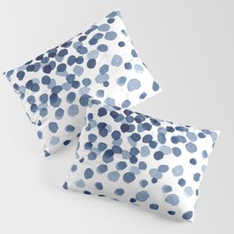 Explosion of Blue Confetti Pillow Sham