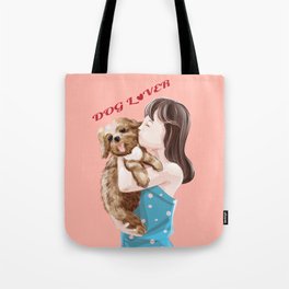 WITH MY DOG Tote Bag