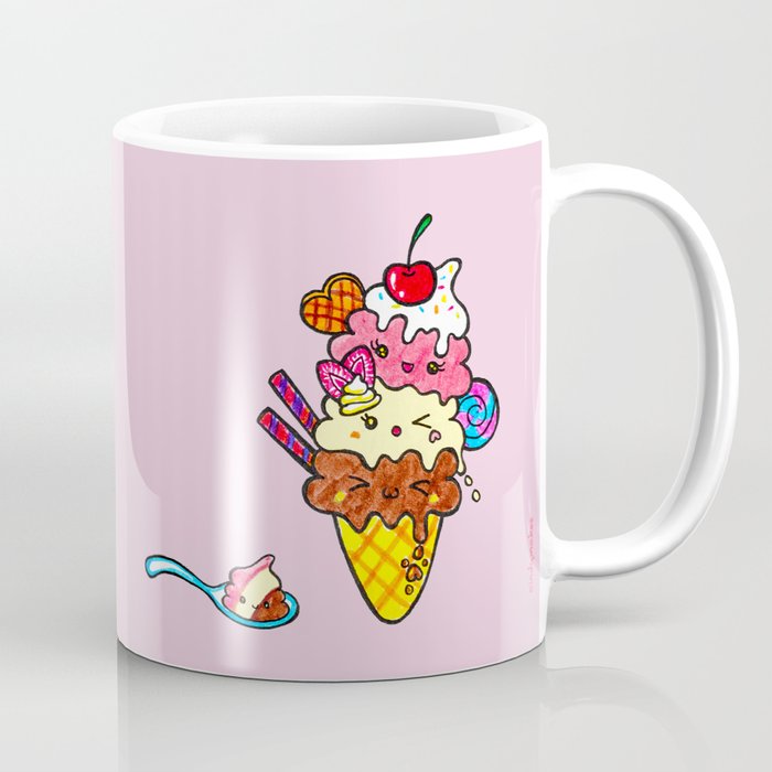 Triple Scoop Ice Cream Cone' Mug