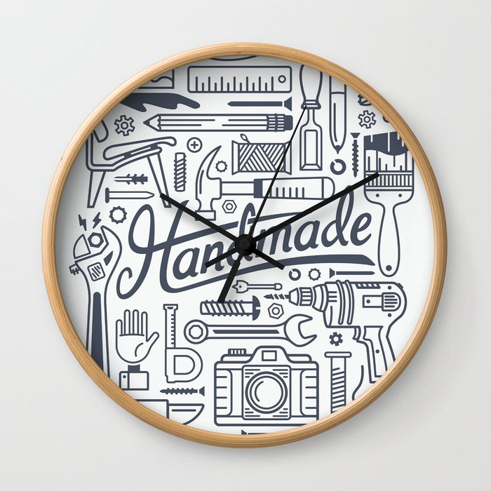 Make Handmade - White Wall Clock
