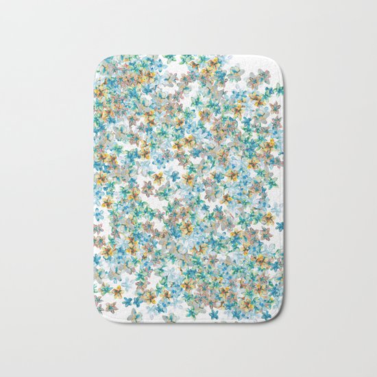 Little Flowers For You Bath Mat