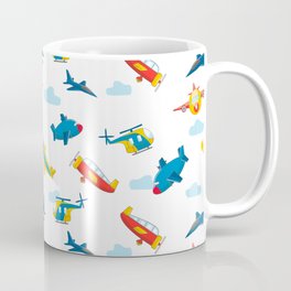 Cute plane pattern Coffee Mug