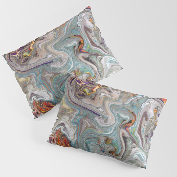 Abstract Oil Painting 9 Pillow Sham