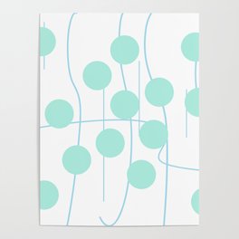 Periwinkle Abstract (3/3) Poster