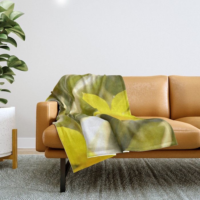 Spring atmosphere with yellow narcissus #decor #society6 #buyart Throw Blanket