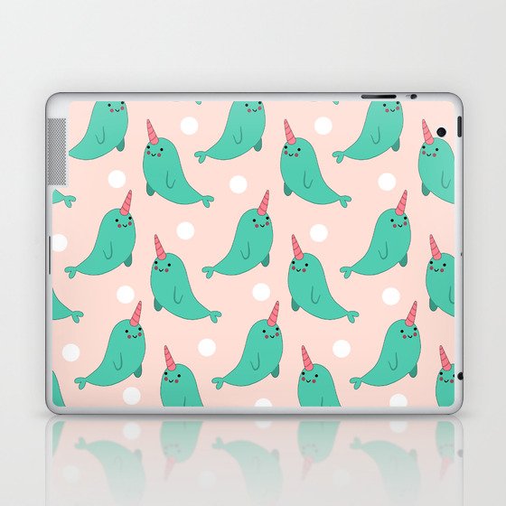 Narwhal Loves You Laptop & iPad Skin