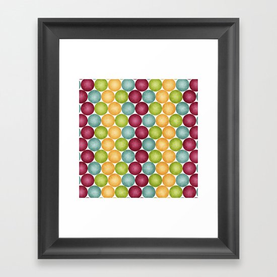 Polka Me Dotty! Framed Art Print