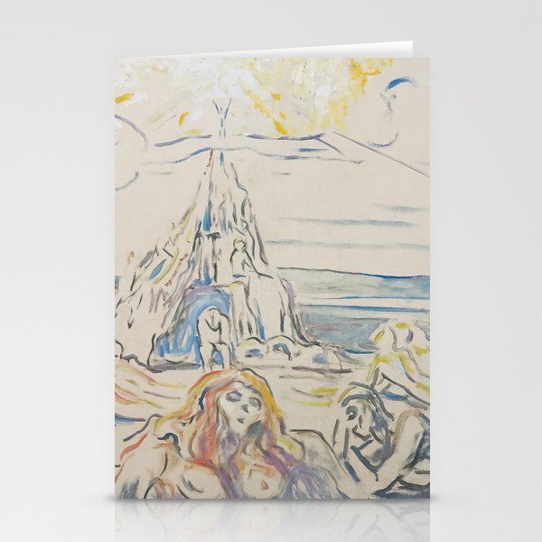 Edvard Munch - The Human Mountain Stationery Cards