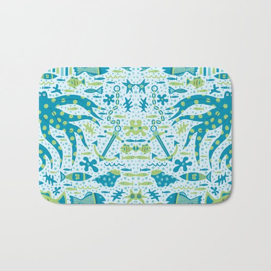 SEA PATTERNS Bath Mat