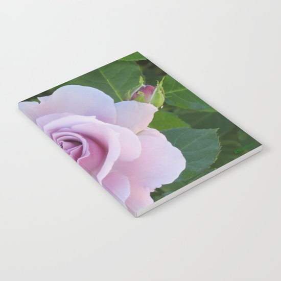 Bloom and Buds Paling to Purple Notebook