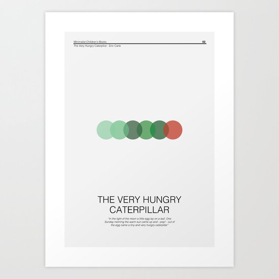 The Very Hungry Caterpillar Art Print