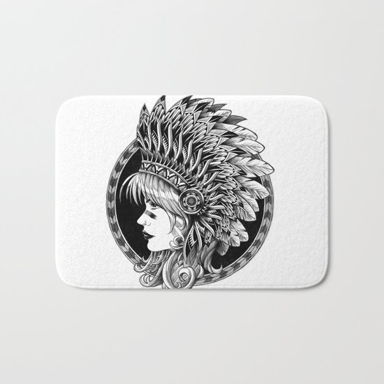 Headdress Bath Mat