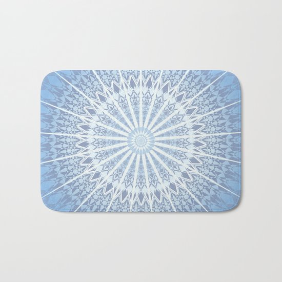 Blue Mandala 2 Bath Mat