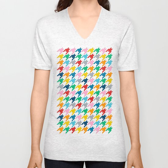 Puppytooth Unisex V-Neck